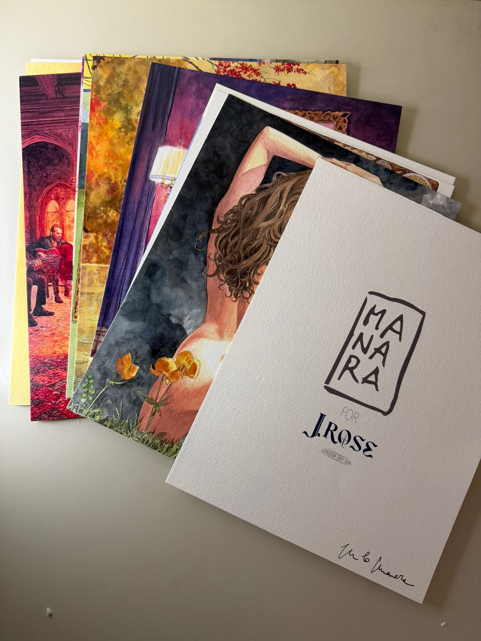 Milo Manara Limited Edition Suite of 13 Lithographs Signed Collection