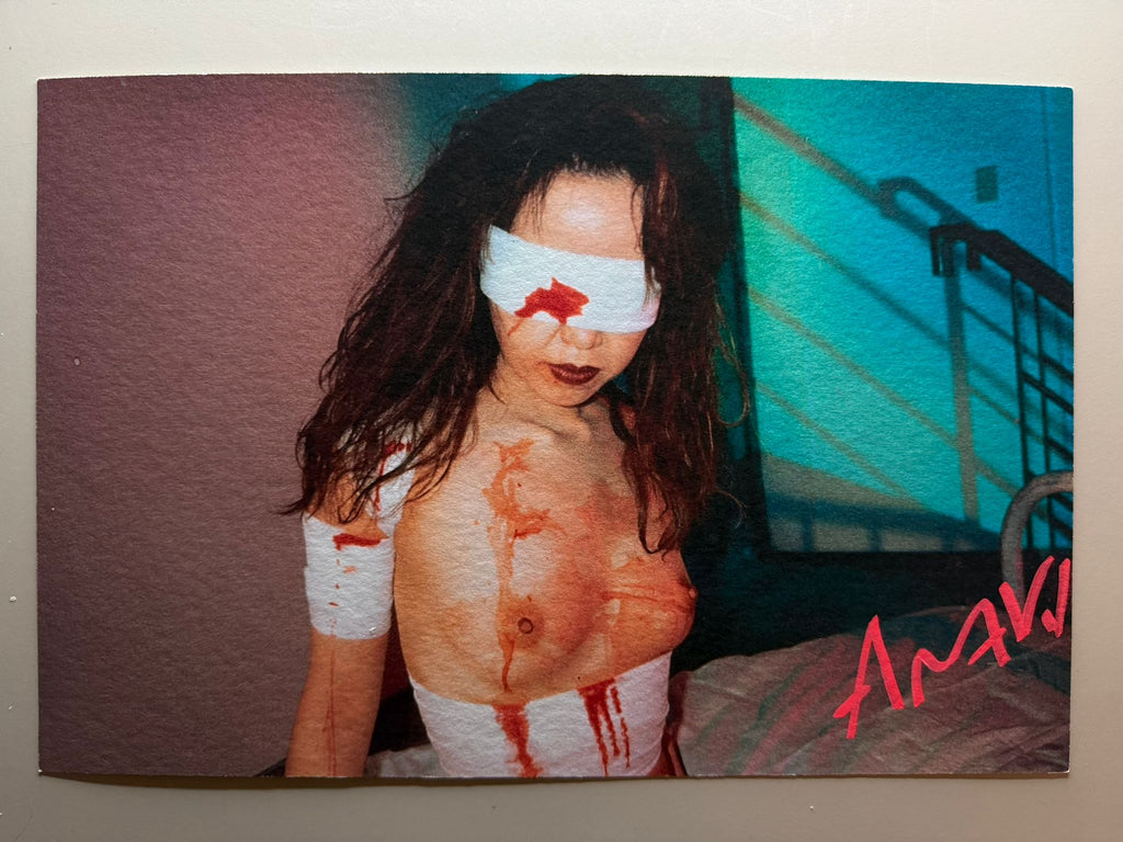 Nobuyoshi Araki Bloody Blindfold Girl, 1996 Signed Archival Print